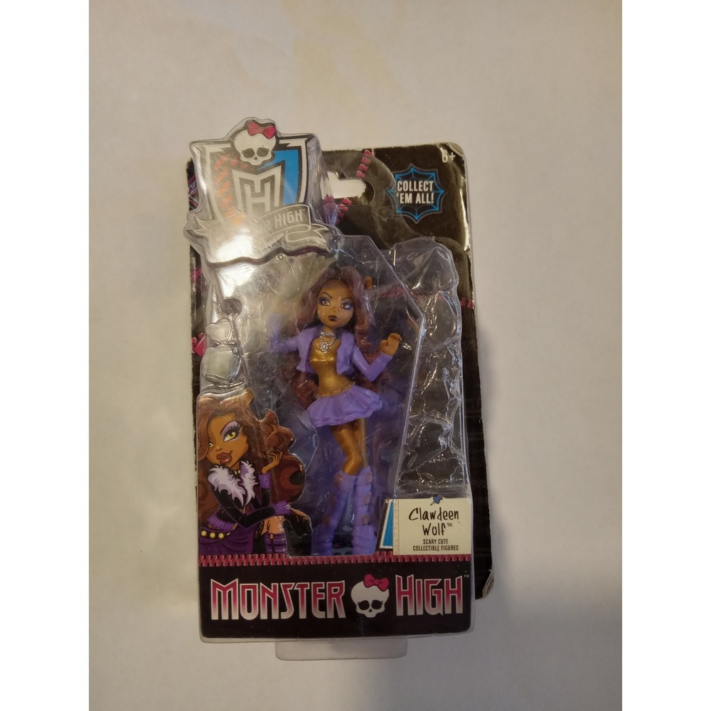 Monster High Clawdeen Wolf Scary Cute Collectible Figure 2014 Just Play 55190